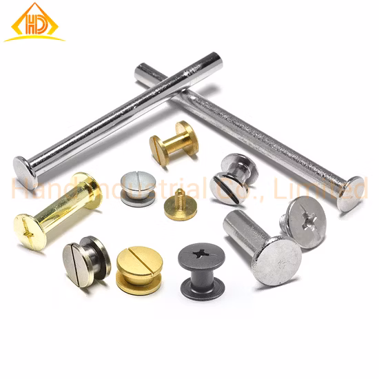 M3 M4 M5 6 8 10 mm Holster Kydex Scheide SUS304 Messing Stahl vernickelt Antik Messing Gun Schwarz Bronze Chicago Schraube